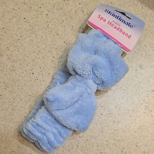 Skintimate Plush Spa Headband - Soft Blue